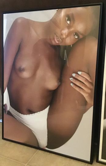 Beautiful Erotic Topless Black Woman