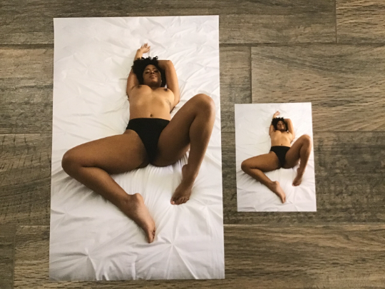 Falling - 5x7, 11x17 Sensual Erotic Poster Print