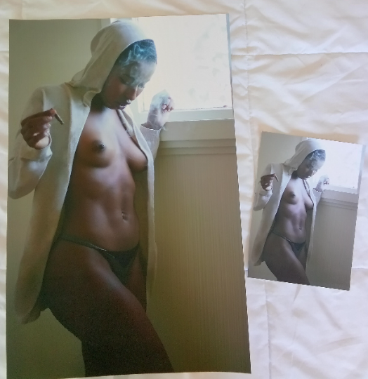 Spark It Up - 5x7, 11x17 Erotic Black Woman Poster Print