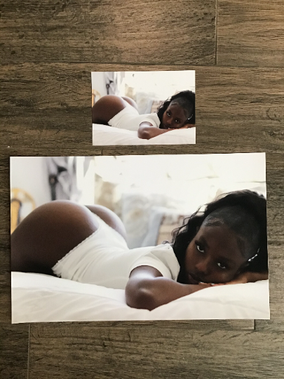 That Look - 5x7, 11x17, 13x19 Beautiful Woman Laying Down Poster Print